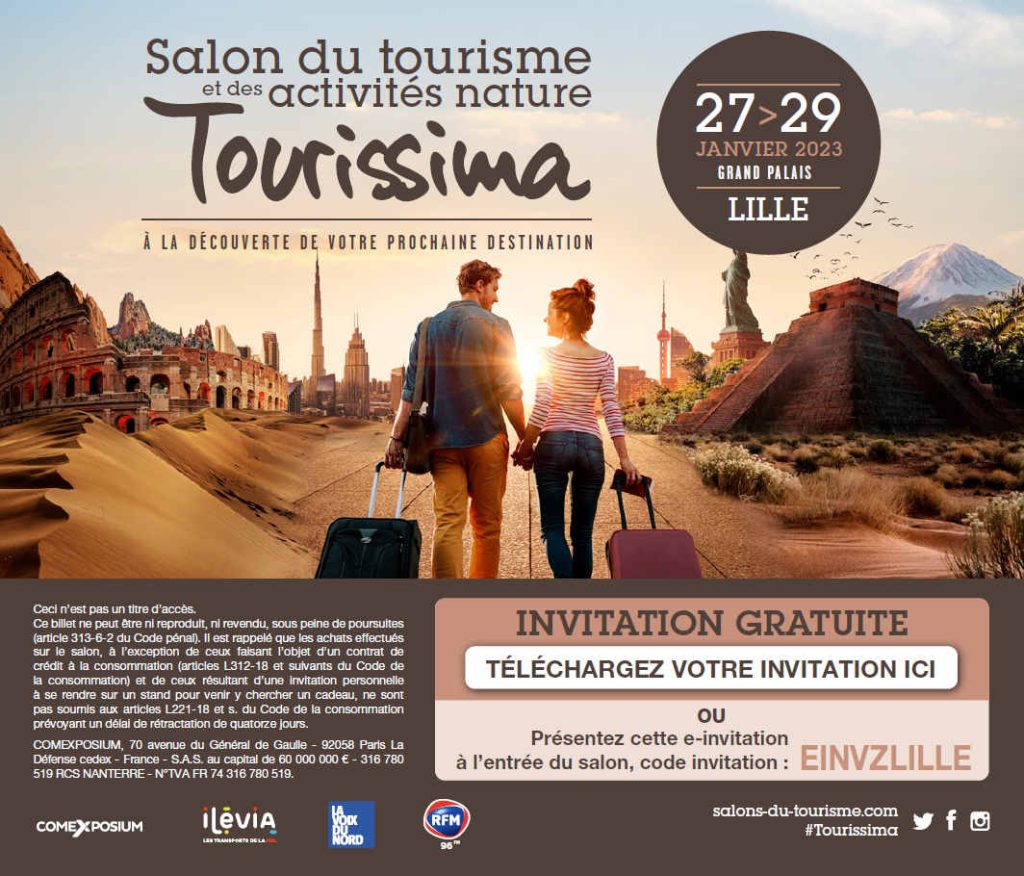 Le salon du tourisme "Tourissima" revient à Lille Grand Palais du 27 au